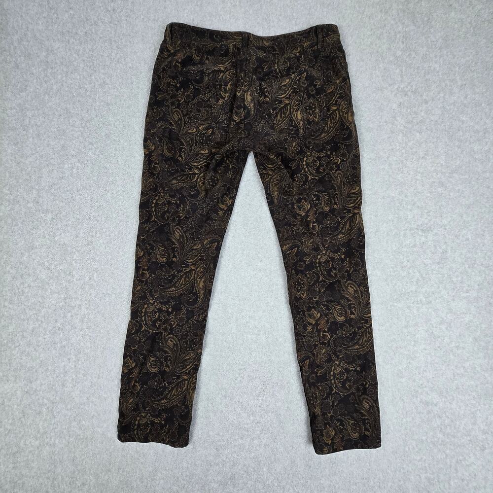 Journal Standard L'essage (Size 40) US Large 8/10 Brown Paisley Pants - Picture 2 of 16